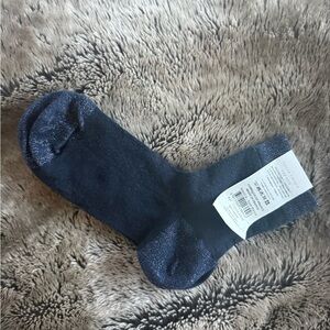 Sezane Navy Blue Socks